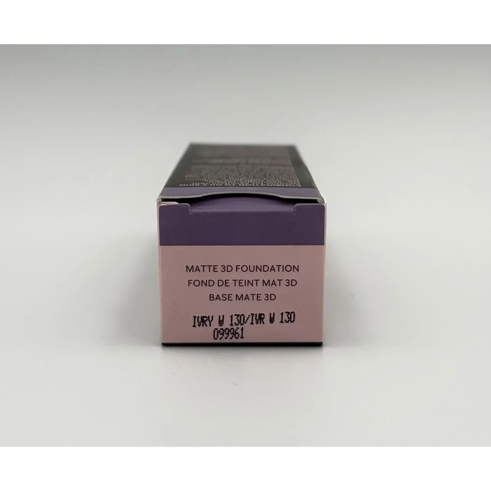 Mary Kay TimeWise Matte 3D Foundation Ivory W 130 NIB 1oz/30ml